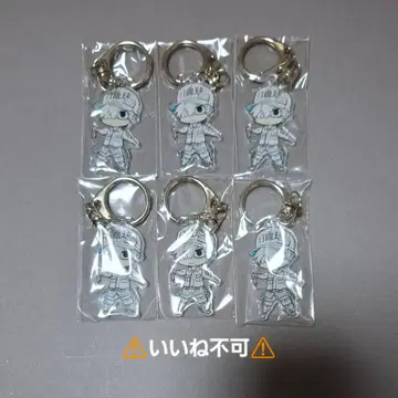 [좋아요 불가] 일하는 세포 3권 특장판 아크릴 키링 6개 세트