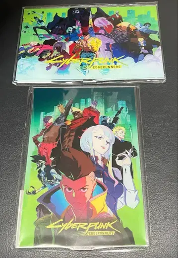 사이버 펑크 제비뽑기당 아크릴 스탠드 2점 세트