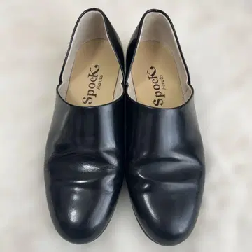 HARUTA Spook 블랙 가죽 로퍼 24EE