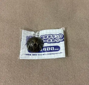 신 테니스의 왕자님 학교 휘장 버튼 키링 릿카이 라운드 원 테니프리