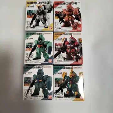 건담 컨버전스 역습의 샤아 6체 세트
