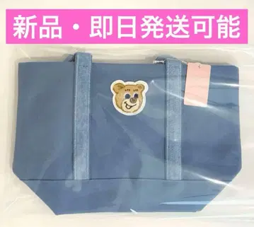 미사용 새상품 올드 테디 와펜 토트백 라이트 블루 L