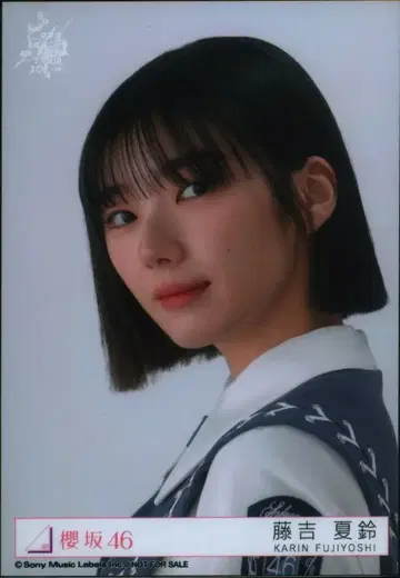 사쿠라자카46 자업자득 후지요시 카린 예약 특전 브로마이드 도쿄돔