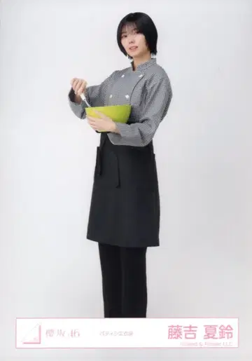 사쿠라자카46 랜덤 브로마이드 후지요시 카린 파티시에 의상 히키