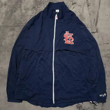 MLB 카디널스 풀집 재킷 라이트 아우터 폴리에스테르 구제 의류