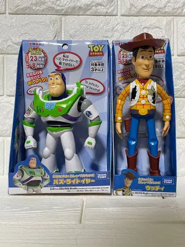 토이스토리 영어와 일본어! 말하는 프렌즈 2체 세트 미사용 새상품