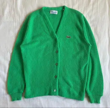 [ vintage ] 70s lacoste haymaker 가디건 그린