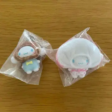 산리오 치비토모 시나모롤 2개 세트 화과자 반찬 도라야키 어묵