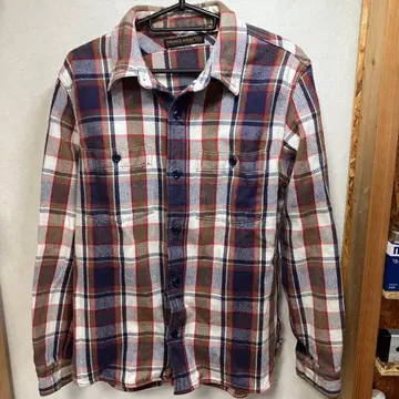 Fullcount 헤비 플란넬 셔츠 아메카지 M 사이즈 38