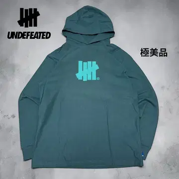 극미품 언디피티드 캐나다제 견고한 바디 롱T 후드티 L 사이즈 상당 그린
