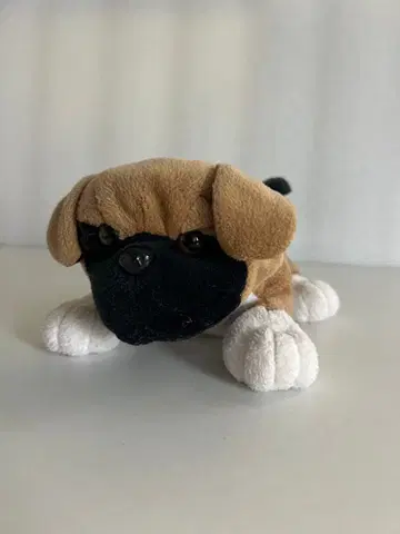 퍼그 시팅 봉제 인형 귀여운 강아지 개 봉제 인형 퍼그