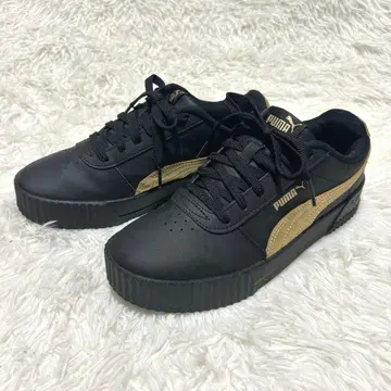 미사용급 PUMA CARINA 푸마 캐리나 메탈 블랙/골드