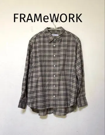 FRAMeWORK 체크 셔츠 봄/여름 겉옷 돌려입기 트렌드 체크