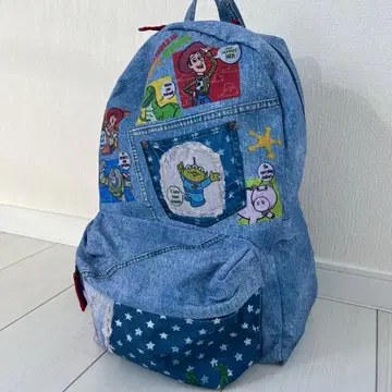 새상품급 디즈니 토이스토리 데님 백팩