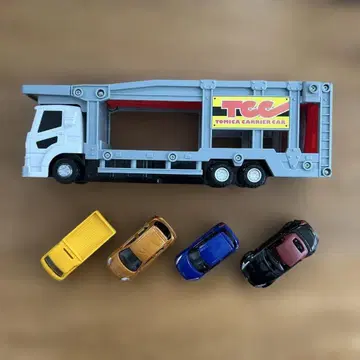 토미카 월드 토미카와 놀자! 커리어카 세트 토미카 4대 세트