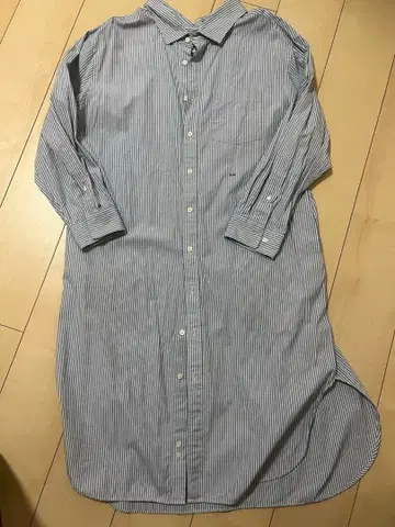 짐플렉스 스트라이프 코튼 셔츠 사이즈 12 일본제