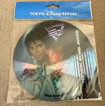 디즈니 새상품 미사용 캡틴 EO 대형 스티커 마이클 잭슨