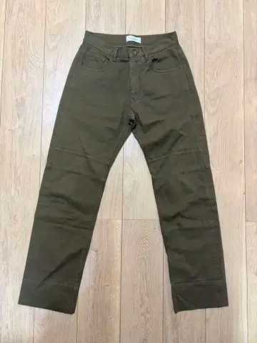 Wales Bonner 올리브색 치노 팬츠