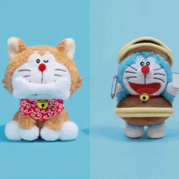 100% 도라에몽&프렌즈전 도라에몽 키체인 시바견 도라야키