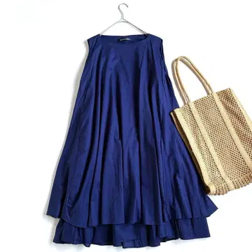 미사용급 미즈이로 인드 mizuiroind 더블 헴 플레어 원피스