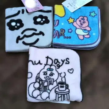 빤쮸토끼 손수건 타월 전 3종 세트 시마무라