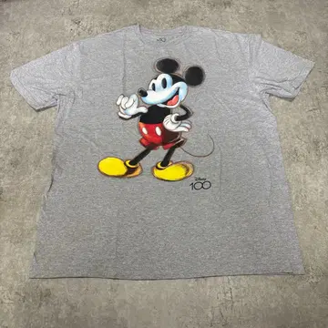 Disney 100주년 기념 미키마우스 스케치 그래픽 T셔츠