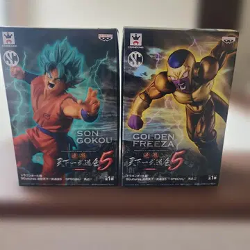 드래곤볼 조형 천하제일무도회5 손오공 & 골든 프리저 2체 세트