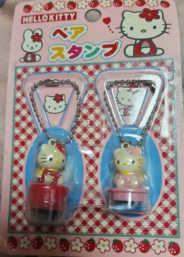 레어템 헬로키티 페어 스탬프