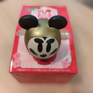 미키마우스 달마 피규어 골드