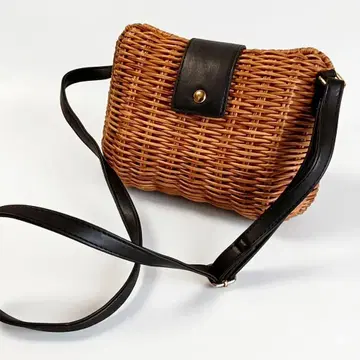 [ 새상품급 ] ZARA 자라 라탄 숄더백 카고백 수납 가방 포함 완판템