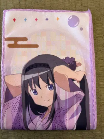 마법소녀 마도카 마기카 극락탕 타월 호무라