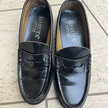 HARUTA 블랙 로퍼