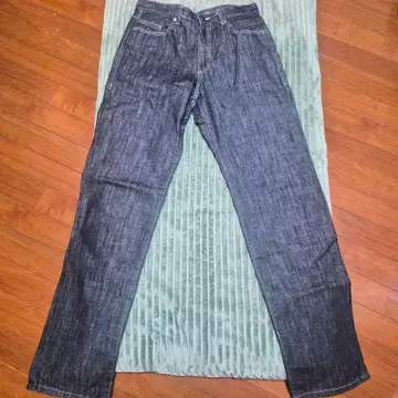 XLARGE 엑스라지 데님 팬츠 청바지 모노그램 패턴 안감 로고