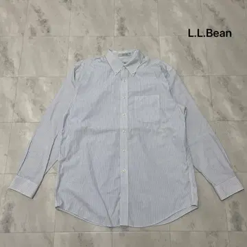 엘엘빈 버튼 다운 셔츠 BD 긴팔 셔츠 스트라이프 패턴 아웃도어