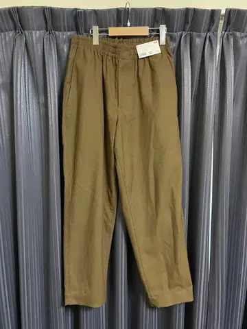 유니클로 U 플란넬 이지 와이드 팬츠