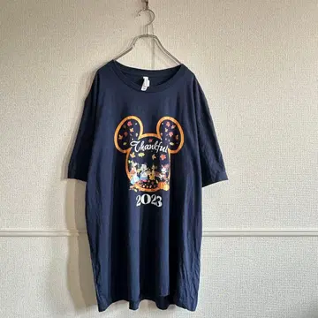 Disney/디즈니 미키마우스 2023 구피 캐릭터 티셔츠 2XL