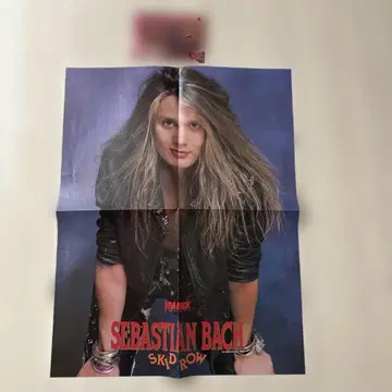 SEBASTIAN BACH SKID ROW 포스터 엽서 포함