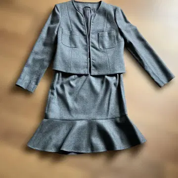 ANAYI 그레이 수트 사이즈 36