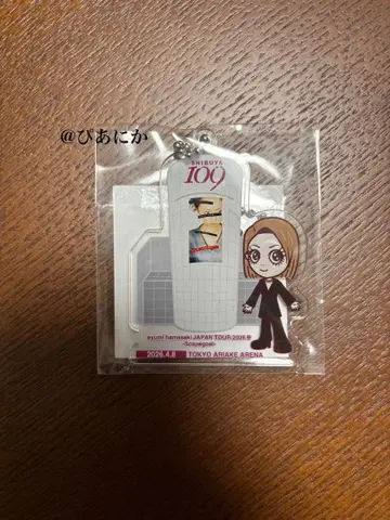 하마사키 아유미 아리아케 아레나 한정판 SHIBUYA 109 아크릴 키링
