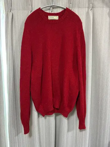 glenmac 스코틀랜드제 울 크루넥 니트 빈티지