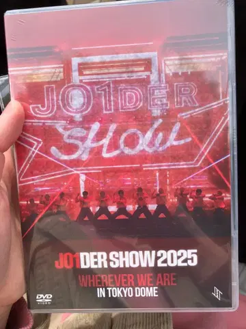 JO1DER SHOW 도쿄돔 LIVE DVD 미개봉 새상품