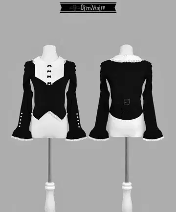 DimMoire 디모아르 아가씨 외출 상의 블랙 M