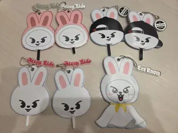 Stray Kids Leebit 미니 부채 키링