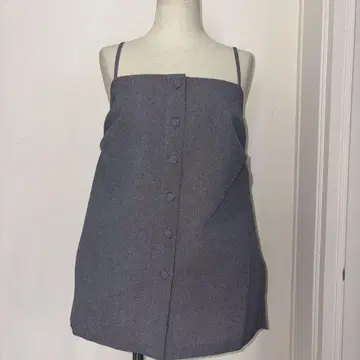 Ample 야마다야 멋진 버튼 뷔스티에 그레이 미사용