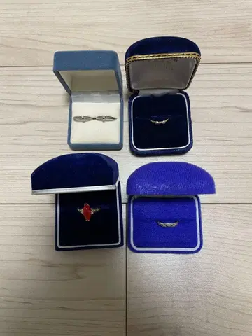 유품 정리 여성용 반지 5개 세트 묶음 판매