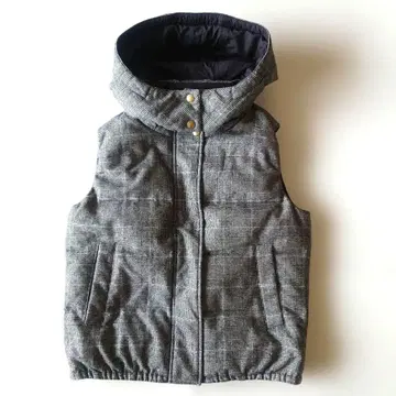 매킨토시 필로소피 리버서블 다운 베스트 그레이 블랙