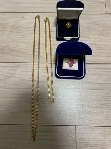 유품 정리 반지 목걸이 골드 반지 4세트