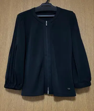 FOXEY NEW YORK W 지퍼 가디건 자켓 38 블랙