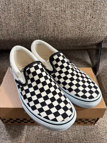 VANS 슬립온 체커 반스 슬립온 체커 24.5 스케이트보드