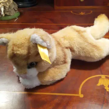 슈타이프 고양이 봉제 인형 베이지